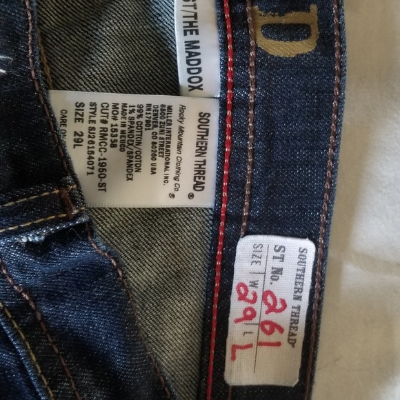 Southern Thread Jeans 29L - Picture 4 of 14